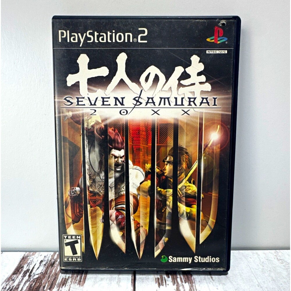 Sammy Studios Seven Samurai 20XX Sony PlayStation 2 PS2 2004 No manual